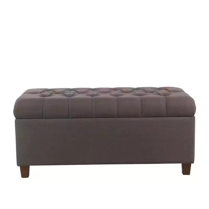 Banc de rangement capitonné Ainsley – HomePop