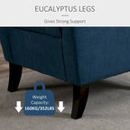 Fauteuil d'appoint à haut dossier enveloppant