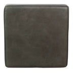 Pouf de rangement carré Cole Classics avec couvercle amovible - HomePop