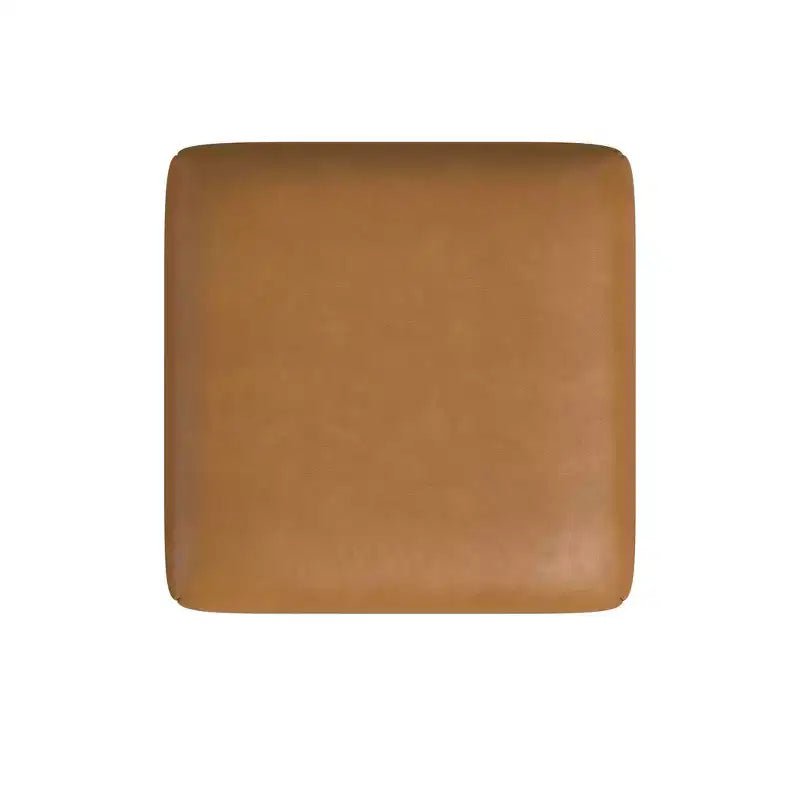 Tabouret de bar en métal à hauteur de comptoir à dossier ouvert - HomePop