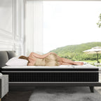 Matelas hybride en mousse à mémoire de forme gel de 12 pouces, livré en boîte