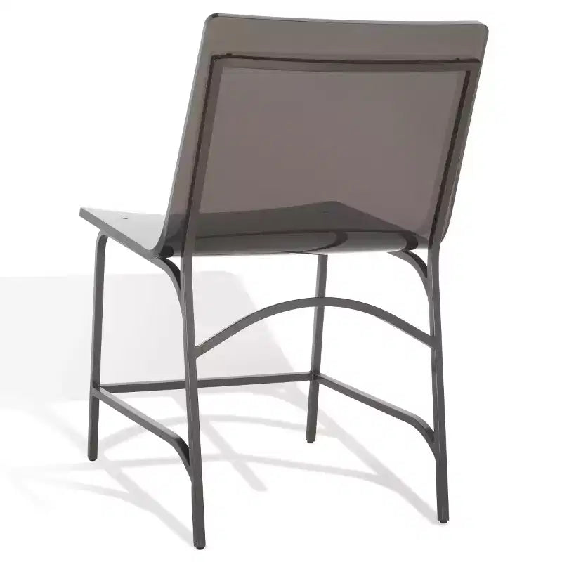Chaise de salle à manger en acrylique Bryant (Lot de 2) - SFV2566 - Gris fumé/Bronze canon - Safavieh Couture