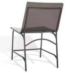 Chaise de salle à manger en acrylique Bryant (Lot de 2) - SFV2566 - Gris fumé/Bronze canon - Safavieh Couture