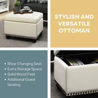 Pouf de rangement 5th Avenue Designs4Comfort - Breighton Home