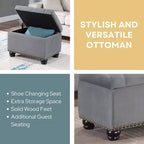 Pouf de rangement 5th Avenue Designs4Comfort - Breighton Home