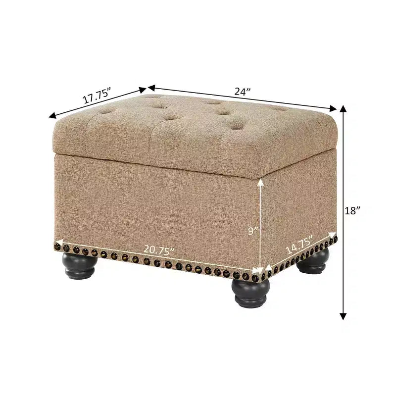 Pouf de rangement 5th Avenue Designs4Comfort - Breighton Home