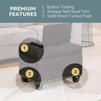 Pouf de rangement 5th Avenue Designs4Comfort - Breighton Home