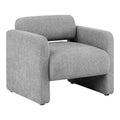HOMES: Inside + Out Fauteuil d'appoint moderne Sanddrift en bouclette