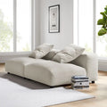 Canapé modulaire 2 places en tissu rembourré Solace