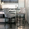 Tabourets de bar style loisirs, lot de 2