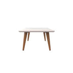 11,81 table basse rectangulaire haute Utopia avec pieds évasés – Manhattan Comfort