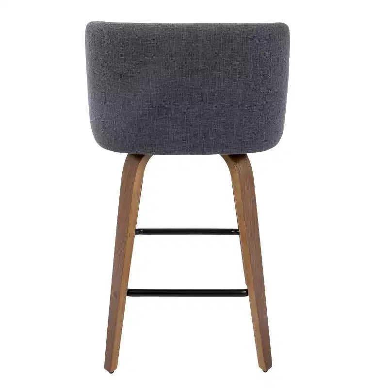 Ensemble de 2 tabourets de bar à hauteur de comptoir Toriano mi-siècle moderne - LumiSource