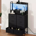 Commode intelligente à 11 tiroirs en tissu, organisateur de rangement industriel avec dispositif anti-basculement pour chambre à coucher, salon, placard