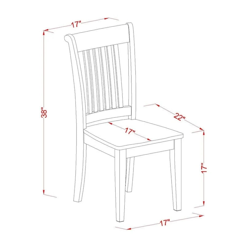 East West Furniture Ensemble de salle à manger 5 pièces - une table à manger ovale et 4 chaises solides, marron selle (options de type de siège)