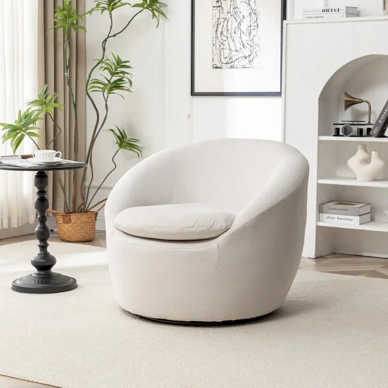 Fauteuil club moderne pivotant Winnie de Roundhill Furniture