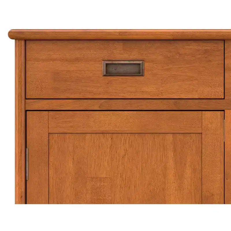 Meuble de rangement pour entrée Tierney en bois massif de 36 pouces de large, style Mid-Century Modern