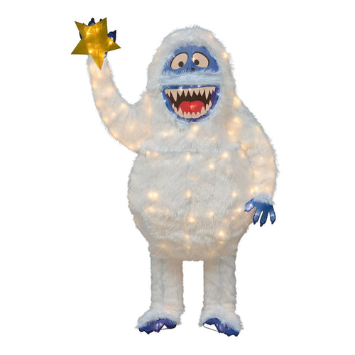 56 po Rudolph 3D en lumières DEL avec bourdon et étoile