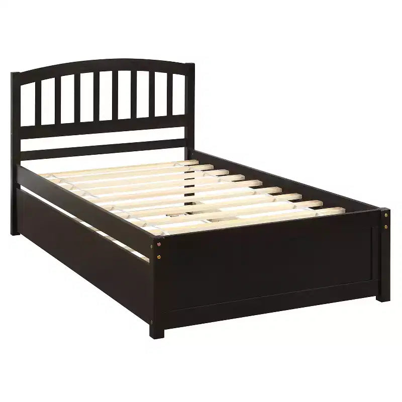 Lit plateforme double Whisen Elegant Design avec lit gigogne