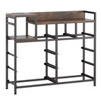 COZONY Commode de rangement à 9 tiroirs de 86,4 cm de haut et meuble TV, Tour de rangement en tissu, Rangement à cadre en acier robuste pour le salon, utilisation dans les petits espaces