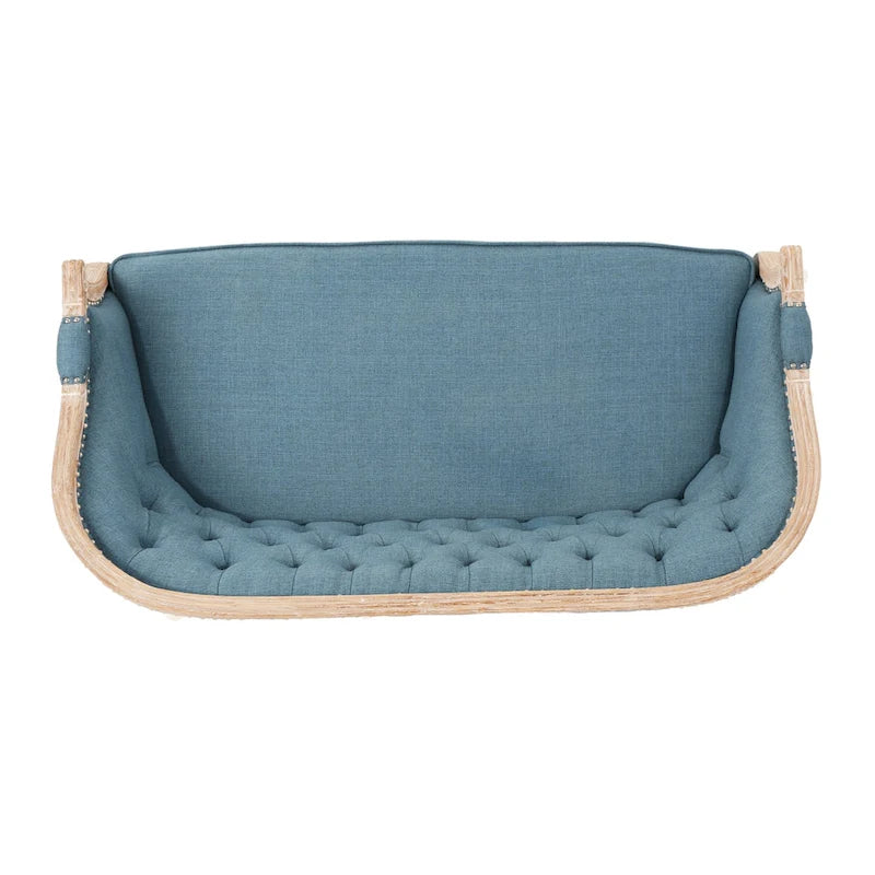 Causeuse capitonnée Faye par Christopher Knight Home