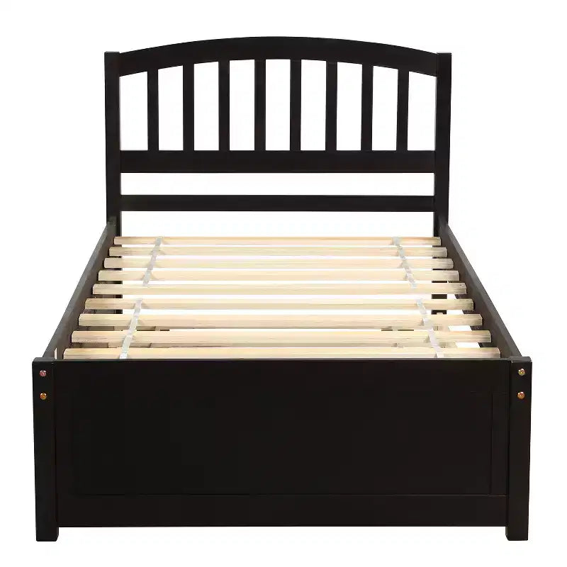 Lit plateforme double Whisen Elegant Design avec lit gigogne