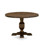 East West Furniture Ensemble Table de Salle à Manger – une Table de Cuisine et des Chaises de Salle à Manger en Tissu Lin Dahlia, Jacobean Vieilli (Options de Pièces)