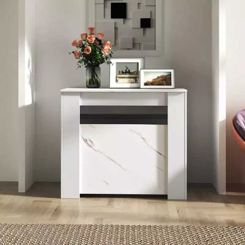 Console et table à manger extensible GDFStudio Lunelle en bois moderne