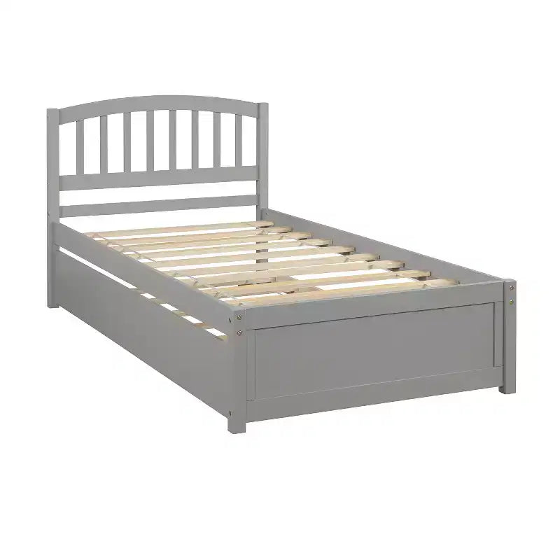 Lit plateforme double Whisen Elegant Design avec lit gigogne