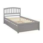 Lit plateforme double Whisen Elegant Design avec lit gigogne
