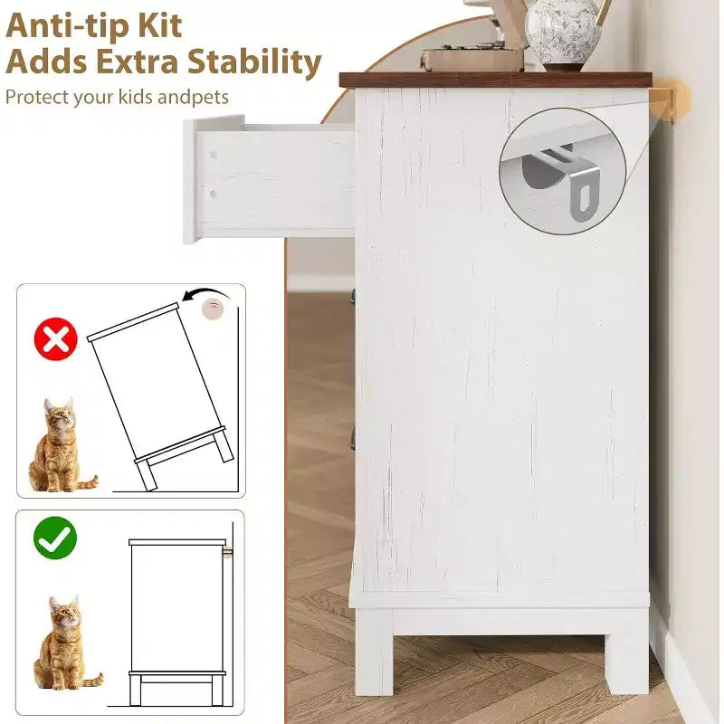 Commode pour Chambre, Commode Moderne en Bois à 6 Tiroirs, Meuble TV, Armoire en Bois, Commodes à 6 Tiroirs pour Chambre Salon