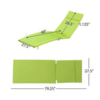 Ensemble de coussins d'extérieur Salem pour chaise longue - Coussins uniquement (lot de 2) par Christopher Knight Home - 79,25L x 27,50W x 1,50H