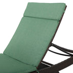 Ensemble de coussins d'extérieur Salem pour chaise longue - Coussins uniquement (lot de 2) par Christopher Knight Home - 79,25L x 27,50W x 1,50H
