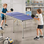 Table de ping-pong portable, 183x91 cm, professionnelle, pour intérieur/extérieur, avec filet, 2 raquettes et 3 balles, pour adultes/adolescents