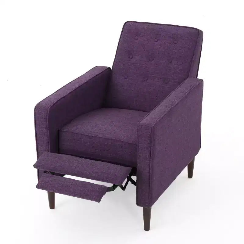 GDFStudio Mason Fauteuils inclinables capitonnés à dossier basculant de style moderne du milieu du siècle