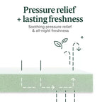 Matelas en mousse à mémoire de forme Zinus 8 pouces Double Thé vert, sans fibre de verre, fermeté moyenne, soulagement de la pression zoné, mousses et tissu certifiés sûrs