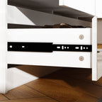 Commode à 9 tiroirs de 63 W, commode d'appoint pour salon, chambre à coucher