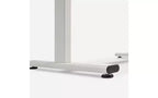 Bureau debout Sunny Health & Fitness Air-Drive avec levage pneumatique sans fil - Blanc