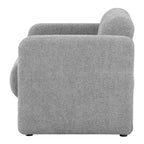 HOMES: Inside + Out Fauteuil d'appoint moderne Sanddrift en bouclette