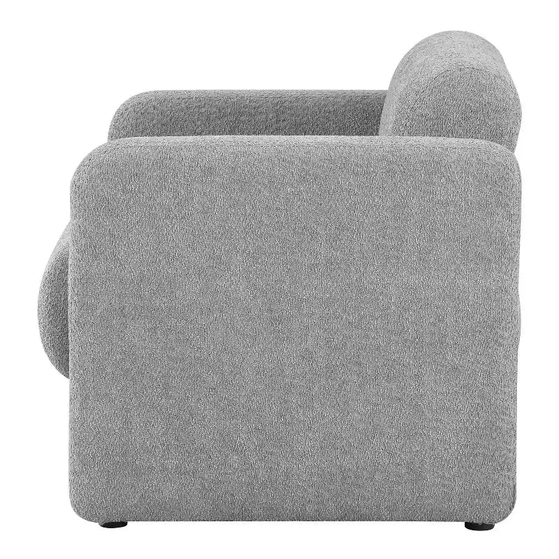 HOMES: Inside + Out Fauteuil d'appoint moderne Sanddrift en bouclette