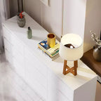 Famapy Commode Horizontale Minimaliste Moderne à 9 Tiroirs – Organiseur Spacieux pour Chambre/Salon