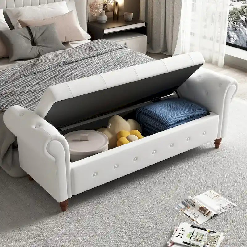 Banc ottoman avec rangement