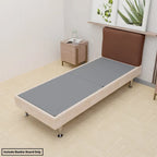 ONETAN, Sommier tapissier fendu de 3,8 cm pour matelas/support de lit - Entièrement assemblé, confort et soutien améliorés, gris