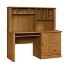 Bureaux de direction HomeStock en bois marron de 57,25 po de hauteur avec tiroir polyvalent