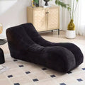 Pouf Okak de 150 cm, fauteuil pouf lounge épousant les courbes du corps avec éponge haute élasticité, canapé de sol léger pour salon, chambre