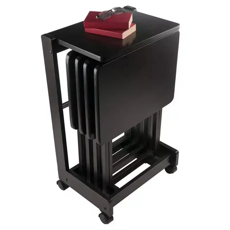 Ensemble de 5 tables d'appoint Brienda avec dessus rabattable - Winsome