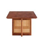 Table basse moderne rectangulaire Vatros Petite table basse en bois