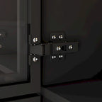47,2 Grande Armoire LED Lumineuse Placard à Portes en Verre Entièrement en Verre