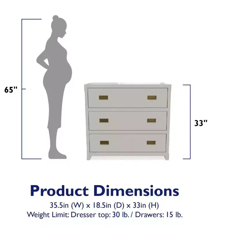 Commode 3 tiroirs Miles Baby Relax