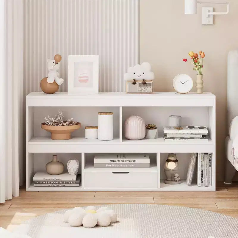 Organisateur de jouets, bibliothèque enfant 6 cubes Meuble de rangement en bois, étagères de rangement pour salle de jeux, classe, chambre d'enfant