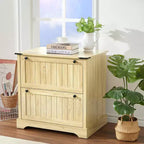 Meuble de classement à 2 tiroirs, classeur latéral en bois de 30 po avec chemises de classement pour format A4/lettre/légal, meuble de rangement rustique pour le bureau à domicile